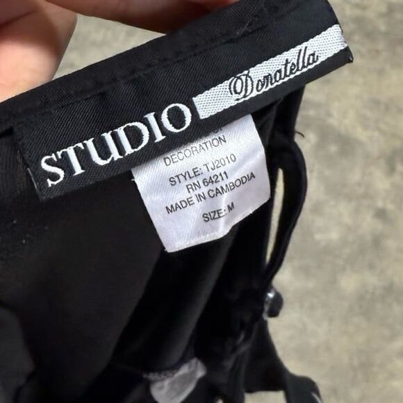 Vintage y2k babydoll lace detail coquette slip dress - Picture 4 of 5